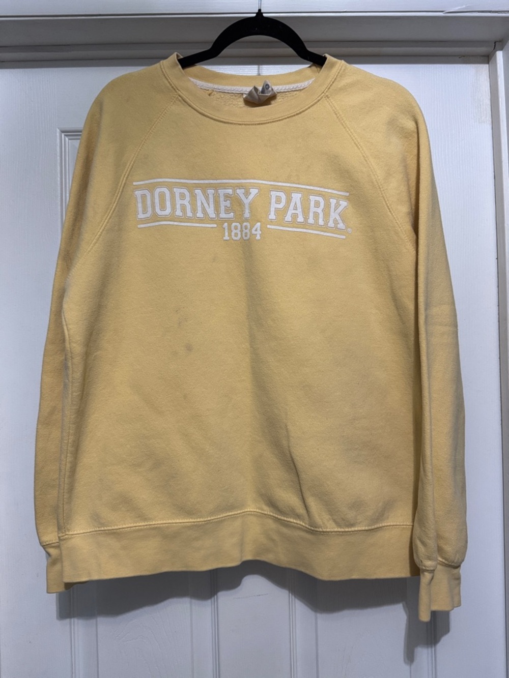 Dorney Park 1884 Yellow Crewneck Sweatshirt